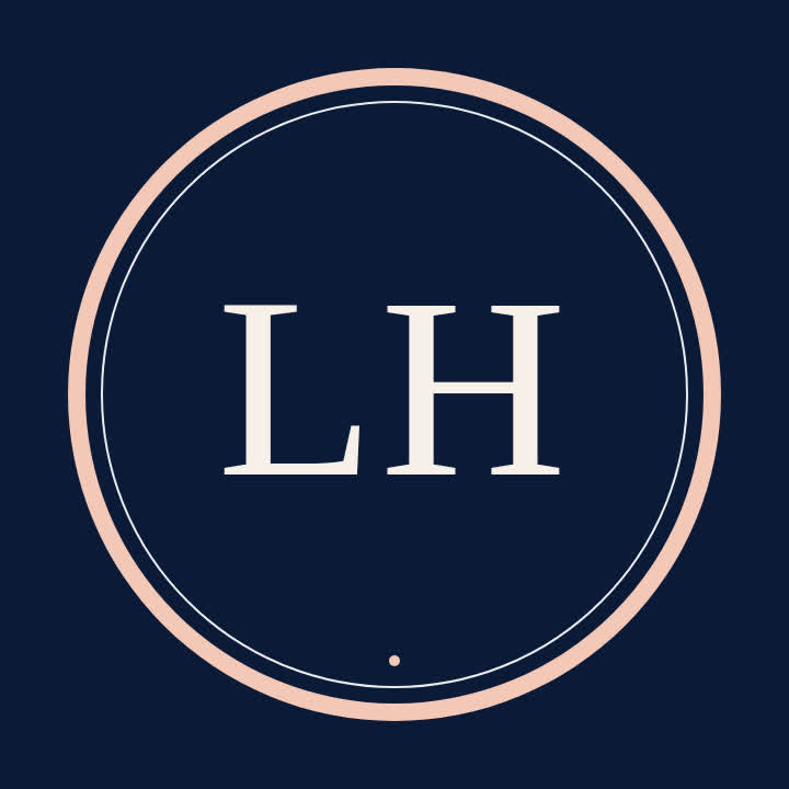 Initials LH for Lisa Hanneman